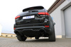 FOX Edelstahl Duplex Sportauspuff Jeep Grand Cherokee WK2 SRT8 Bj. 2010-13 je 129x106mm oval schwarz eingerollt abgeschrägt