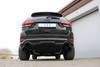FOX Edelstahl Duplex Sportauspuff Jeep Grand Cherokee WK2 SRT8 Bj. 2010-13 je 129x106mm oval schwarz eingerollt abgeschrägt