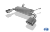Fox Edelstahl Duplex Sportauspuff Jeep Wrangler 3 Benzin Typ JK ab 2007 160x80mm flachoval eingerollt abgeschrägt mit Absorber