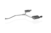 Fox Edelstahl Duplex Sportauspuff Mazda 6 II GH Benzin ab 2006 je 106x71mm oval eingerollt seitlich abgeschrägt
