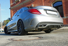 Fox Edelstahl Duplex Sportauspuff Mercedes C-Klasse C63 AMG + C63S AMG W205 ab 2014