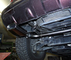 Fox Edelstahl Duplex Sportauspuff Mercedes M-Klasse W163 ML 135x80mm flachoval eingerollt abgeschrägt mit Absorber