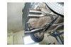 Fox Edelstahl Duplex Sportauspuff Opel Corsa B 2x80mm rund eingerollt gerade mit Absorber