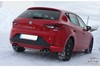 Fox Edelstahl Duplex Sportauspuff Seat Leon 5F 1.2l 1.4l + 1.6-2.0l TDI ab 2012 (Mod. mit Einzelradaufhängung) je 2x80mm rund eingerollt abgeschrägt