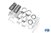 Fox Edelstahl Duplex Sportauspuff Skoda Yeti Frontantrieb je 2x80mm rund eingerollt