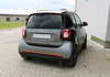 Fox Edelstahl Duplex Sportauspuff Smart Fortwo 3 Typ 453 ab 2014 je 78x75mm rechteckig eingerollt abgeschrägt