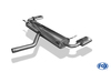 Fox Edelstahl Duplex Sportauspuff Subaru SVX je 130x50mm flachoval eingerollt abgeschrägt