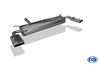 Fox Edelstahl Duplex Sportauspuff Subaru SVX je 130x50mm flachoval eingerollt abgeschrägt