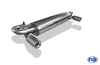 Fox Edelstahl Duplex Sportauspuff Toyota MR2 W2 Bj.89-99 1x90mm rund eingerollt gerade mit Absorber