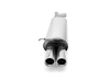 Fox Edelstahl Sportauspuff VW Golf 4 2x76mm rund eingerollt gerade mit Absorber