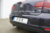 FOX Edelstahl Sportauspuff VW Golf 6 Cabrio 90mm rund eingerollt mit Absorber