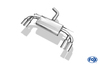 Fox Edelstahl Duplex Sportauspuff VW Golf 7 1.4 TSI 2.0 TDI inkl. GTD je 2x80mm rund doppelwandig
