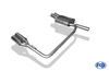 Fox Edelstahl Duplex Sportauspuff VW Passat 3C inkl. CC 2.0 TDI 2x90mm rund eingerollt gerade mit Absorber