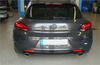 Fox Edelstahl Duplex Sportauspuff VW Scirocco 3 1.4l mit R-Heck je 115x85mm oval eingerollt abgeschrägt ohne Absorber
