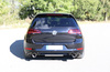 Fox Edelstahl Duplex Sportauspuff-Komplettanlage ab Kat VW Golf 7 GTI 245 u. TCR je 100mm rund doppelwandig abgeschrägt