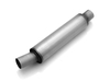 Fox Edelstahl Sportauspuff-Komplettanlage ab Kat Audi 80/90 89 B3 Limousine/Coupe u. B4 Cabrio 2.0 16V 2.3l 2x76mm rund scharf