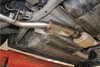 Fox Edelstahl Sportauspuff-Komplettanlage ab Kat BMW Z3 Roadster u. Coupe 2.0l 2.8l 2x70mm rund eingerollt gerade mit Absorber