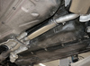 Fox Edelstahl Sportauspuff-Komplettanlage ab Kat Audi 80/90 89 B3 Limousine/Coupe u. B4 Cabrio 2x55mm rund scharfkantig