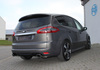 Fox Edelstahl Duplex Sportauspuff-Komplettanlage ab Kat Ford S-MAX 115x85mm oval eingerollt seitlich abgeschrägt