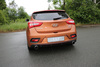 FOX Edelstahl Duplex Sportauspuff-Komplettanlage ab Kat Hyundai i30 1.6 GDI Turbo Typ GDH je 100mm rund scharf abgeschrägt