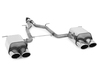 Fox Edelstahl Duplex Sportauspuff-Komplettanlage ab Kat Mercedes SLK R171 1.8l 2x115x85mm oval eingerollt abgeschrägt