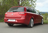 Fox Edelstahl Sportauspuff-Komplettanlage ab Kat Seat Exeo 1.6l Limo u. ST 2x80mm rund eingerollt abgeschrägt ohne Absorber