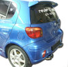 Fox Edelstahl Duplex Sportauspuff-Komplettanlage ab Kat Toyota Yaris 1 TS Typ P1 2x76mm DTM rund scharf gerade