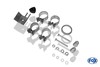FOX Edelstahl Duplex Sportauspuffanlage ab Kat Toyota Corolla E12 1.8 TS Compressor je 100mm rund eingerollt