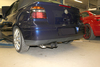 Fox Edelstahl Sportauspuff-Komplettanlage ab Kat VW Golf 4 Cabriolet 2x76mm rund scharf gerade