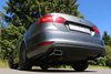 FOX Edelstahl Duplex Sportauspuffanlage ab Kat. VW Jetta 4 (Typ 162) 2.0l 2.5l je 145x65mm trapezförmig eingerollt abgeschrägt