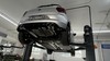 FOX Edelstahl Duplex Sportauspuff-Komplettanlage VW Polo AW 1.0 TSI je 2x100mm rund doppelwandig abgeschrägt