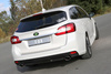 FOX Edelstahl Duplex Racing-Sportauspuffanlage ab Kat. Subaru Levorg je 115x85mm oval eingerollt abgeschrägt