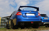 FOX Edelstahl Duplex Sportauspuffanlage ab Kat Subaru WRX STI Stufenheck ab 2014 je 2x90mm rund eingerollt