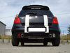 Fox Edelstahl Duplex Sportauspuff Suzuki Swift Sport 3 SG Typ MZ EZ ab 2005 1x100mm rund eingerollt abgeschrägt mit Absorber