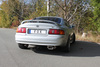 Fox Edelstahl Sportauspuff Toyota Celica T20 Bj.94-99 160x80mm flachoval eingerollt abgeschrägt mit Absorber