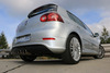 Fox Edelstahl Racing-Komplettanlage ab Kat R32-Design VW Golf 5 GTI u. GTD 2x90mm rund eingerollt abgeschrägt