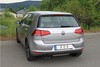 Fox Edelstahl Sportauspuff-Komplettanlage ab Kat VW Golf 7 1.2l 1.4l TSI 1.6l TDI 2x80mm rund doppelwandig
