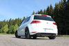 Fox Edelstahl Duplex Sportauspuff VW Golf 7 2.0l TDI 4Motion je 2x80mm rund doppelwandig abgeschrägt