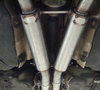 Fox Edelstahl Duplex Sportauspuff-Komplettanlage ab Kat VW Passat 3B 3BG 4Motion 2x76mm rund eingerollt abgeschrägt