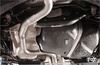 Fox Edelstahl Duplex Racing-Komplettanlage ab Kat VW Scirocco 3 2.0l mit R-Heck je 115x85mm oval eingerollt abgeschrägt ohne Absorber