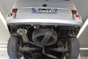 Fox Edelstahl Sportauspuff VW T4 Bus Transporter Caravelle Multivan 2x63mm Dieseloptik scharf 45° nach unten gebogen
