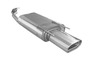 Fox Edelstahl Sportauspuff Honda Accord 5 Typ CE8 CE9 Bj.93-97 160x80mm flachoval eingerollt abgeschrägt mit Absorber