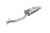Fox Edelstahl Sportauspuff-Komplettanlage ab Kat Honda Accord 5 Typ CE8 CE9 Bj.93-97 160x80mm flachoval eingerollt abgeschrägt mit Absorber