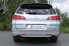 Fox Edelstahl Duplex Sportauspuff Honda Accord 7 Tourer CM1 Bj.03-08 je 1x100mm rund eingerollt abgeschrägt