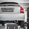 Fox Edelstahl Sportauspuff Honda Civic 6 1.4l Typ EJ9 1x90mm rund doppelwandig gerade