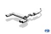 Fox Edelstahl Duplex Sportauspuff-Komplettanlage ab Kat Honda Civic 7 Type R EP3 2x76mm rund eingerollt gerade
