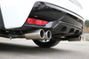 FOX Edelstahl Duplex Racing-Komplettanlage ab Kat. Honda Civic 9 FK2 Hatchback je 2x90mm rund eingerollt