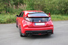 FOX Edelstahl Duplex Racing-Komplettanlage ab Kat. Honda Civic 9 FK2 Type-R je 2x90mm rund eingerollt