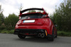 FOX Edelstahl Duplex Racing-Komplettanlage ab Kat. Honda Civic 9 FK2 Type-R je 2x90mm rund eingerollt