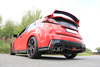FOX Edelstahl Duplex Racing-Komplettanlage ab Kat. Honda Civic 9 FK2 Type-R je 2x90mm rund eingerollt
